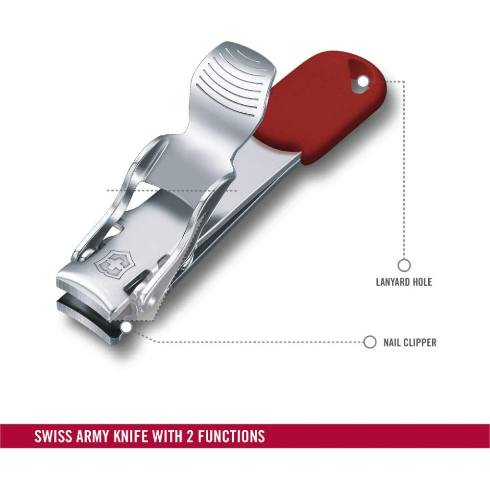 VICTORINOX 瑞士當地帶回正版 瑞士維氏 不鏽鋼指甲刀 8.2050.B1 瑞士製 輕便翻轉型Nail Clip