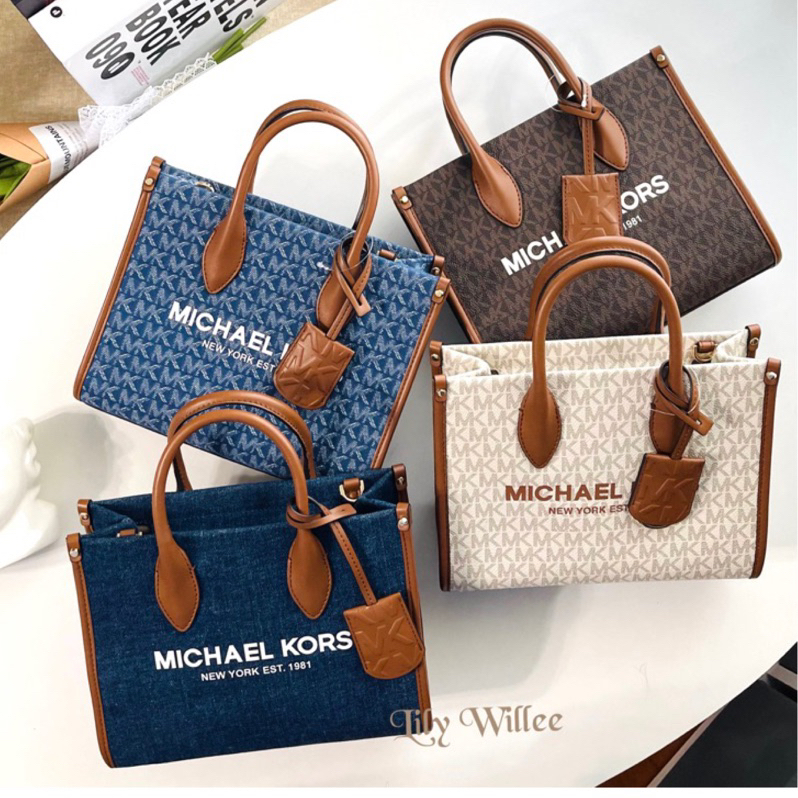 Lily Willee🇺🇸 MICHAEL KORS MIRELLA 紙袋包/MK牛仔托特包/MK中紙袋包/MK相機包