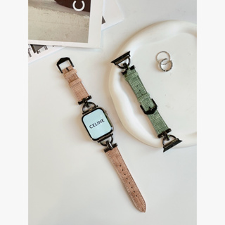 金屬大D釦錶帶 樹皮紋真皮錶帶 A�pple Watch錶帶 iwatch錶帶 蘋果錶帶 真皮錶帶 S8 SE專用錶帶