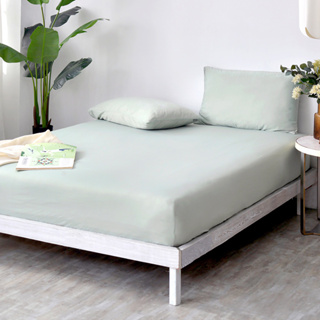 La Belle 超COOL超涼感 床包枕套組 單/雙/加 格蕾寢飾 純色PURE 綠色 抗菌 涼感纖維 素色