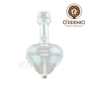 《歐丹尼》【玻璃瓶身組：水滴玻璃瓶身+玻璃圓頭蓋】負離子擴香儀週邊配件