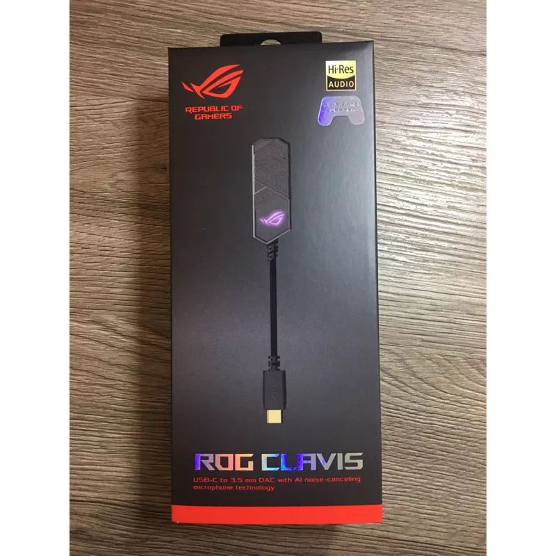 全新華碩ASUS ROG Clavis 外接式 USB-C 轉 3.5 mm DAC