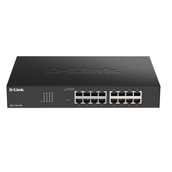 D-Link 友訊 DGS-1100-16V2 16埠 Layer2 Gigabit 簡易網管型交換器