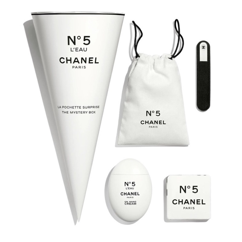 Chanel N5 paris 指甲剉刀 壓縮毛巾 禮盒拆售