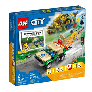 LEGO 樂高 60353 城市系列 Wild Animal Rescue Missions 野生動物救援任務 貓頭鷹