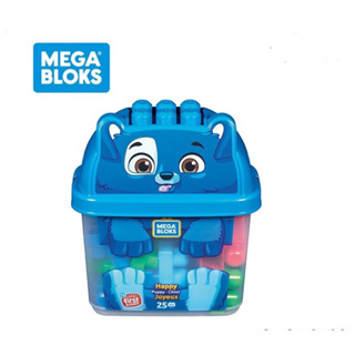 二手🌍奇哥 MEGA BLOKS 費雪美高 動物造型積木桶