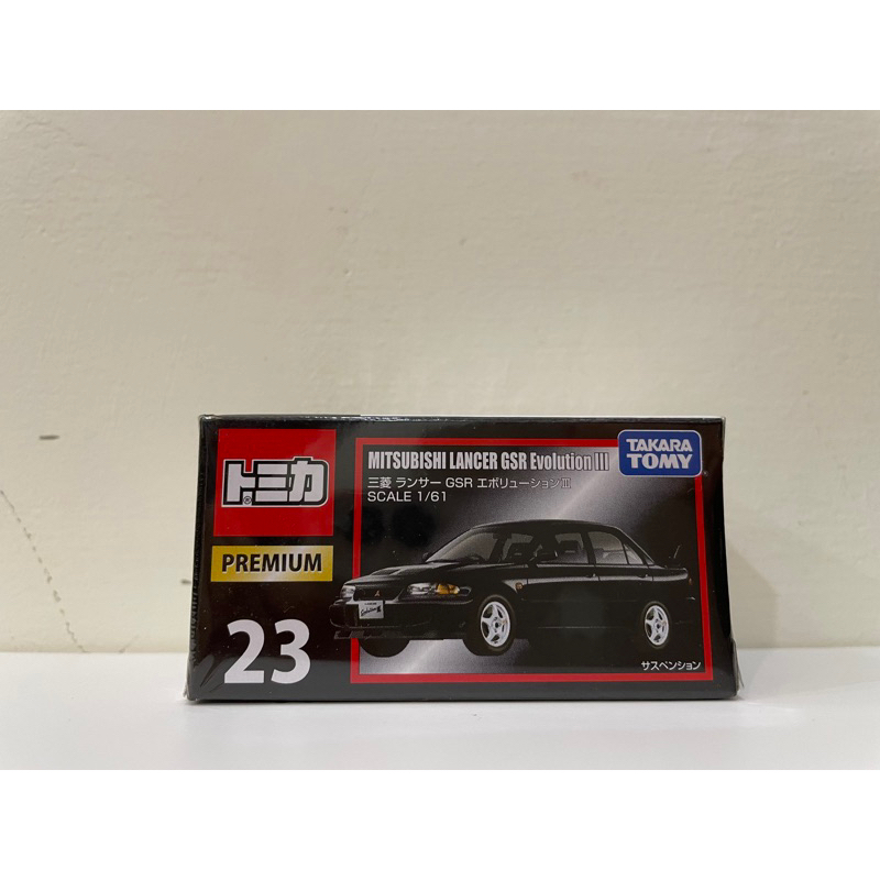 Tomica - Premium - 黑盒 23 - 全新未拆 - Mitsubishi GSR Evo IIl 舊包裝