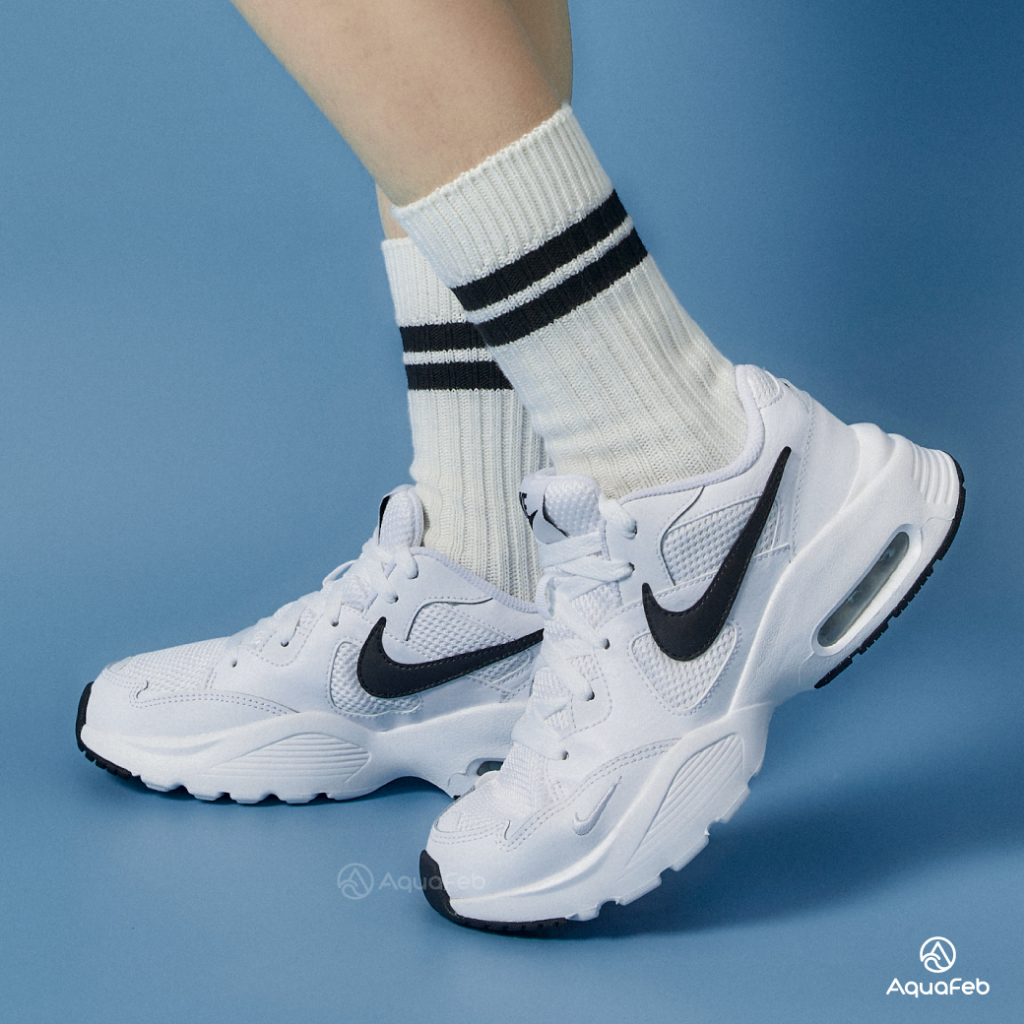 Nike Air Max Fusion 女 白黑 運動 休閒 氣墊 緩震 休閒鞋 CJ1671-100