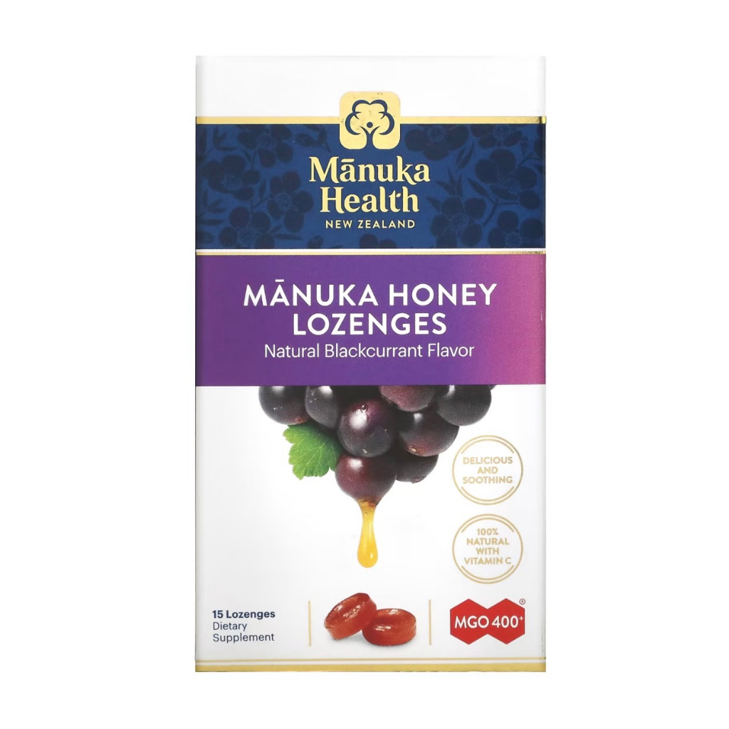 【現貨 jcxxxx47專屬賣場】紐西蘭 Manuka Health蜜紐康 麥盧卡蜂蜜蜂膠潤喉糖(15顆)