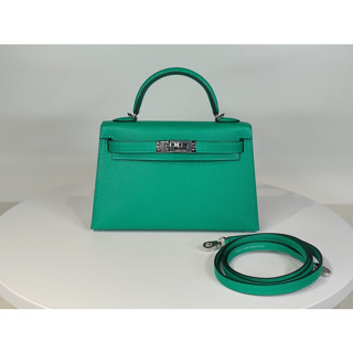 *已售*愛馬仕 Hermes Mini Kelly 2代 II 6W 薄荷綠 U刻 山羊皮 迷你 凱莉包 刊登為定金