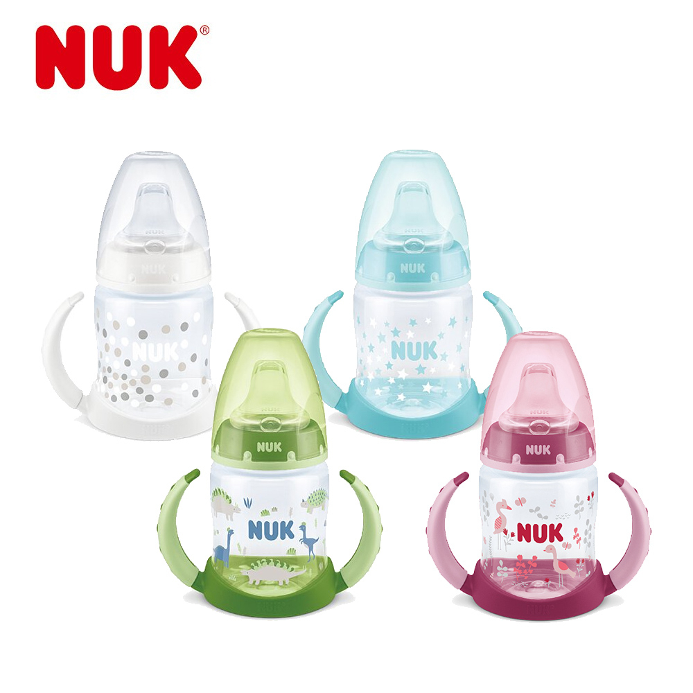 【NUK原廠直營賣場】【德國NUK】寬口徑PP兩用學飲杯150mL(顏色隨機出貨)