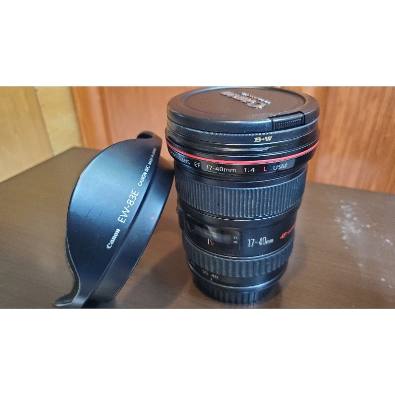 [自用二手鏡頭A+良品] Canon佳能公司貨 EF17-40mm f/4L USM 附贈 B+W 010 77 MRC