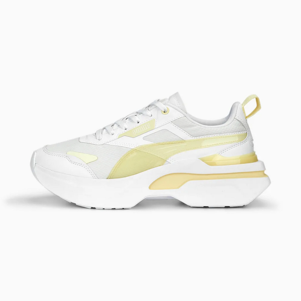 PUMA 休閒鞋 運動鞋 Kosmo Rider Tech Wns 女 38987803 白 鵝黃