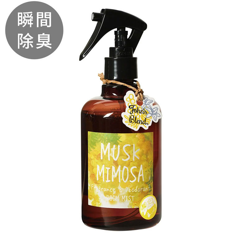 日本 John′s Blend MUSK MIMOSA 麝香含羞草 室內居家 香氛噴霧 (280ml) 化學原宿