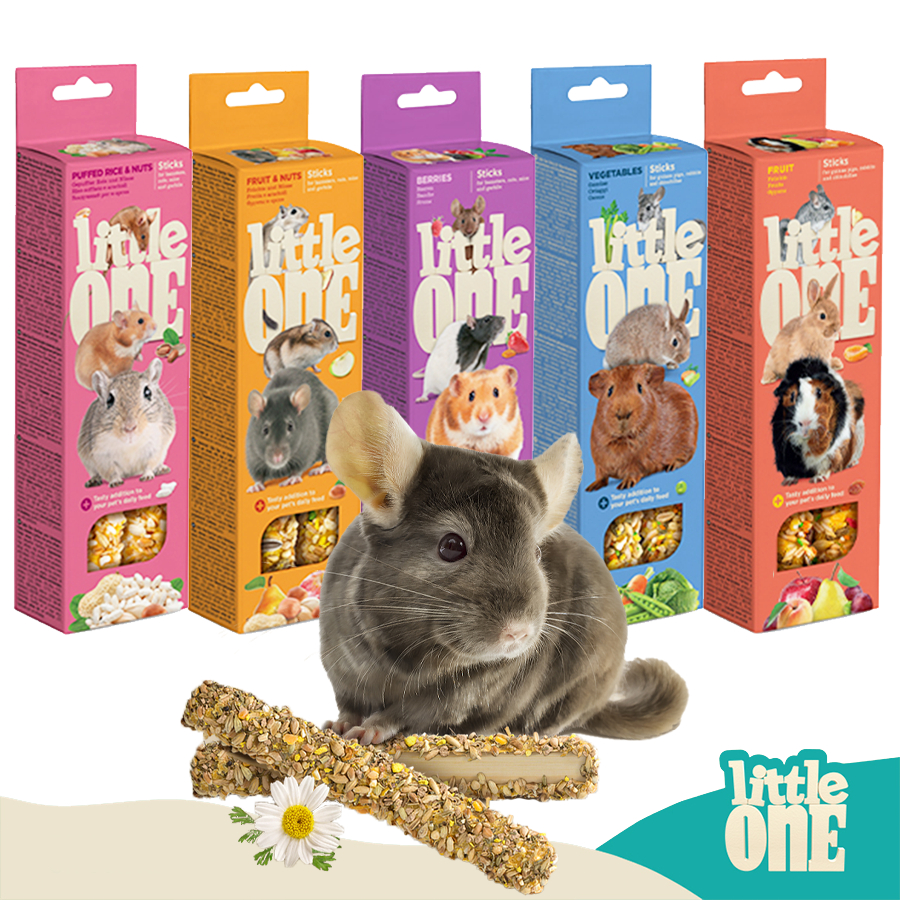 Little One 漿果點心棒系列 小動物磨牙零食 倉鼠磨牙零食 天竺鼠磨牙零食 龍貓磨牙零食 兔子磨牙零食 點心零食