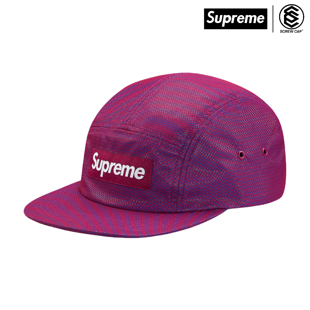 SUPREME BONDED MESH CAMP CAP MAGENTY 五分割 五分割帽 ⫷ScrewCap⫸