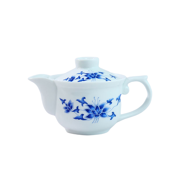【陶說】台灣製造 白瓷小側杯 170ml 中華花 仙桃花 側杯 白瓷 茶杯 茶具 茶壺