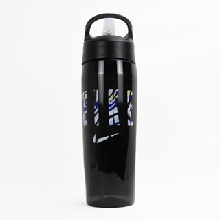 NIKE 耐吉 吸管水壺 24OZ 運動水壺 慢跑 路跑 單車 登山 健身 709ML 黑 N000003405324