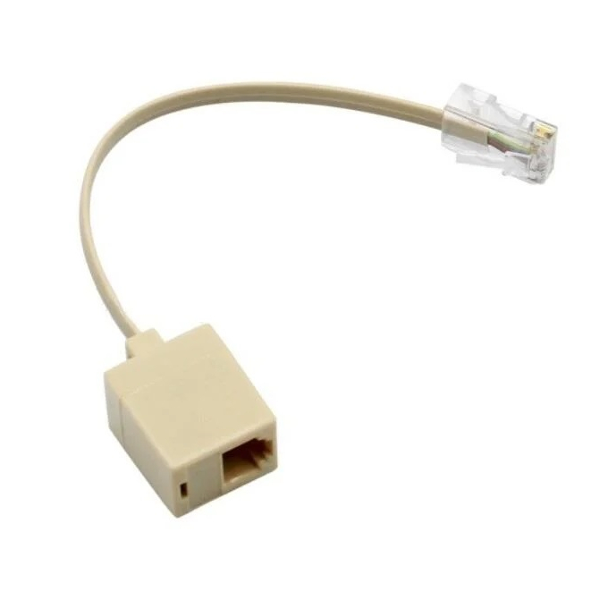 【勁祥科技】RJ45轉RJ11 網路線轉電話線 8P轉6P4C 電話轉接頭4芯轉換頭