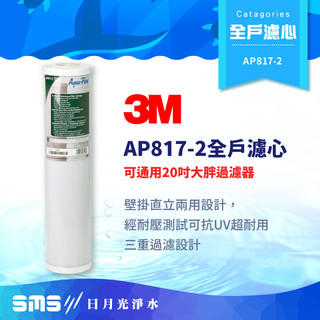 【3M】AP817-2全戶替換濾心 SS802全戶式不鏽鋼淨水系統濾芯 全戶式水塔過濾專用濾心 AP8172 活性碳濾芯