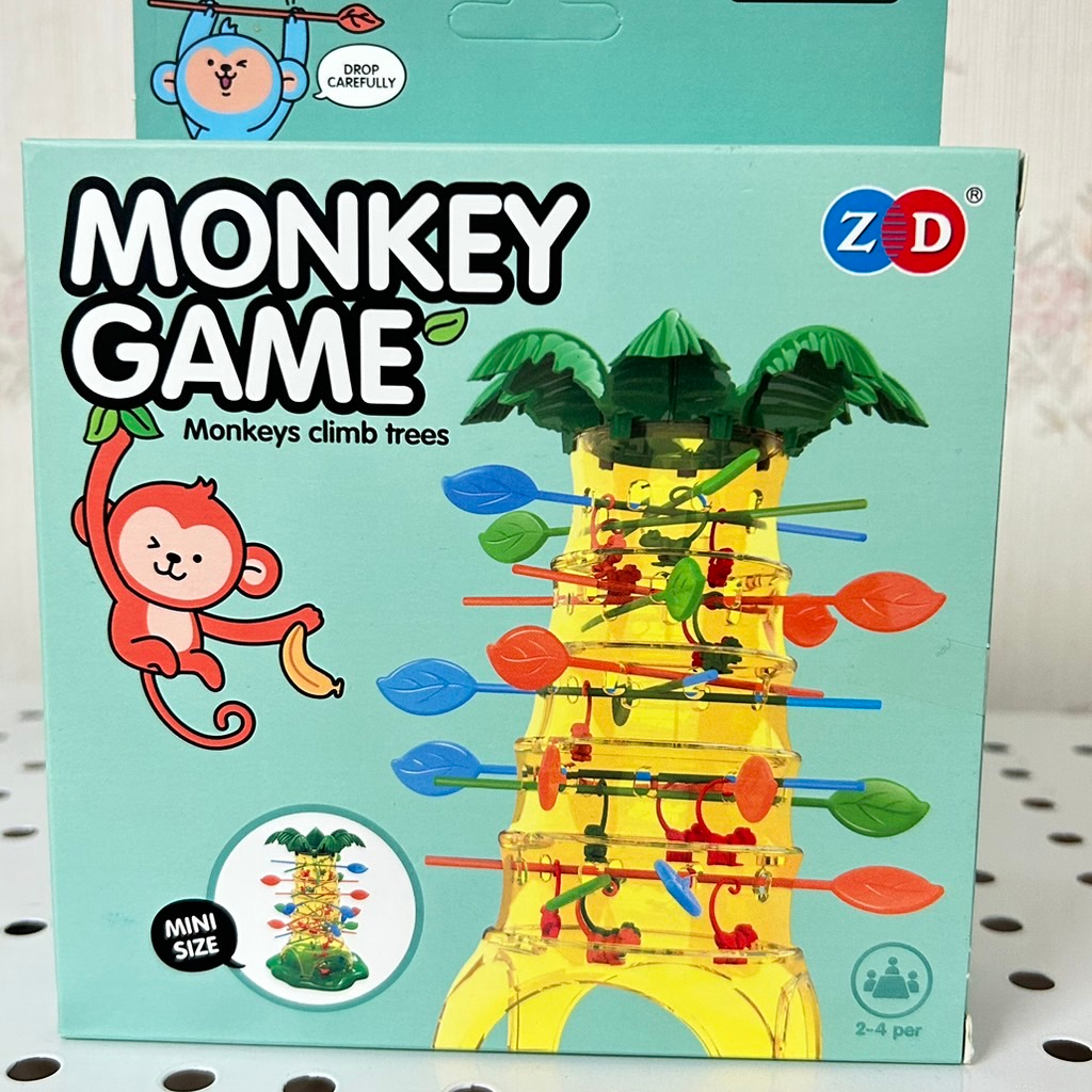 [知日桌遊][台灣現貨] 猴子爬樹 猴子抽籤 桌遊 益智遊戲 團康遊戲 玩具