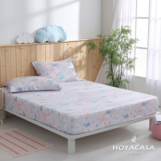 【HOYACASA x wwiinngg聯名】100%天絲床包枕套三件組-彩虹小馬
