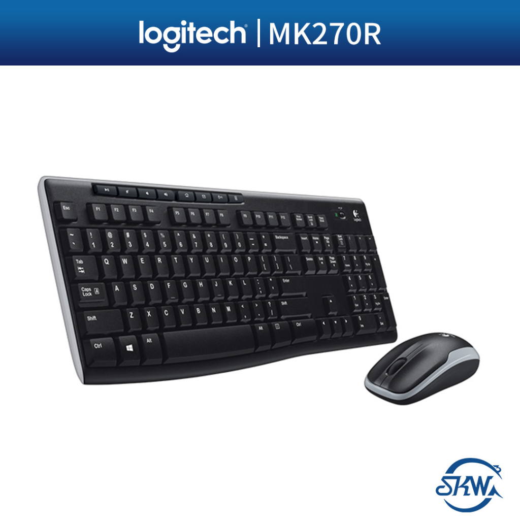 【蝦友限定:自取享買一送一，活動請看內文】羅技Logitech MK270R無線鍵盤滑鼠組