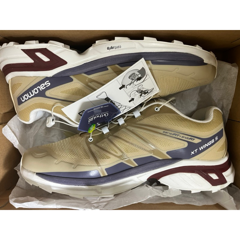 Salomon XT-WINGS 2 ADV 奶茶色