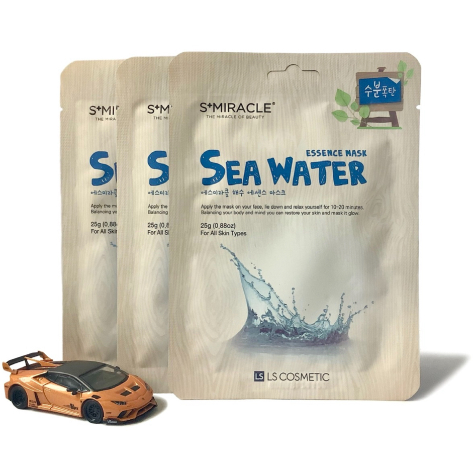 🇰🇷 韓國進口 ( S+Miracle ) - 海水緊緻膠原蛋白精華面膜 ( SEA WATER ) 一片 25g 裝👍