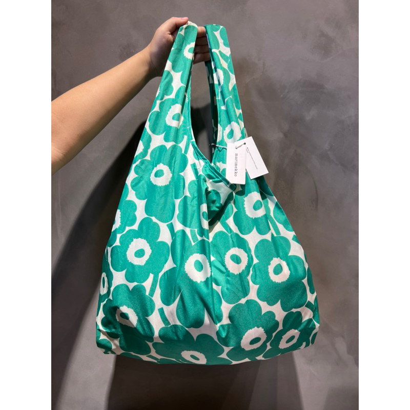 marimekko 環保袋 綠色 環保購物袋 smart bag