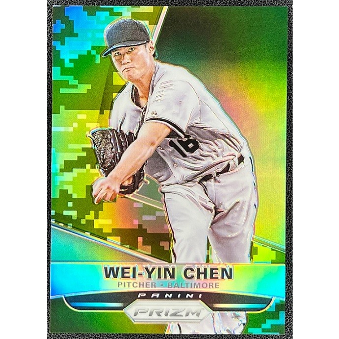 MLB 球員卡 美國職棒 陳偉殷 2015 Prizm Prizms Camo 亮面 限量199