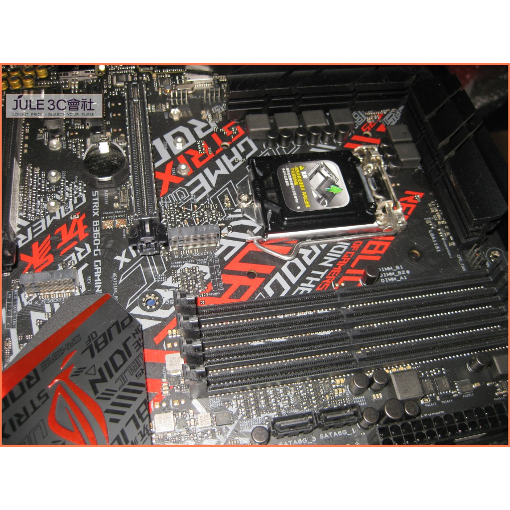 JULE 3C會社-華碩 ROG STRIX B360-G GAMING B360/八九代/電競/保內 主機板