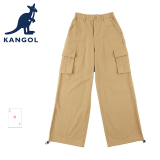 【紅心包包館】KANGOL 英國袋鼠 工裝長褲 63221540 女款 長褲