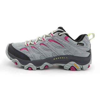 Merrell Moab 3 GTX 灰 桃紅 戶外 防水 登山鞋 女款 J1945【新竹皇家ML037202】