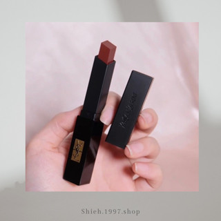 YSL 小黑條奢華緞面絨霧唇膏 #314