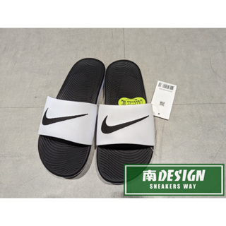 南🔥2023 4月 NIKE KAWA SLIDE GS PS 拖鞋 LOGO 大童 女款 黑白 819352-100