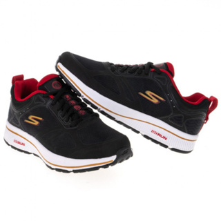 SKECHERS GO RUN CONSISTENT 慢跑鞋 800016BKGD 女 金LOGO兔新春限定款 黑×紅