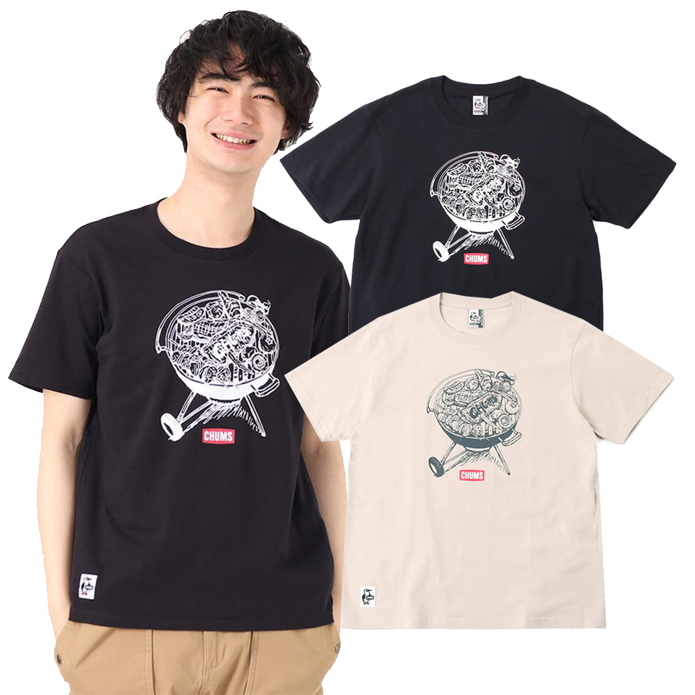 CHUMS BBQ Grill T-Shirt 男女 短袖上衣 2色 CH012175-
