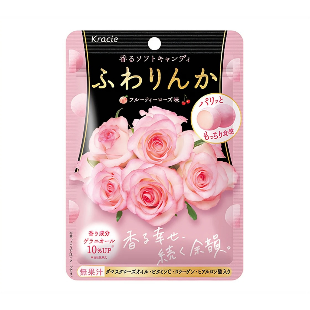 日本  Kracie 果味玫瑰 Fruity Rose 香香糖 35g 賞味期限 2025.05