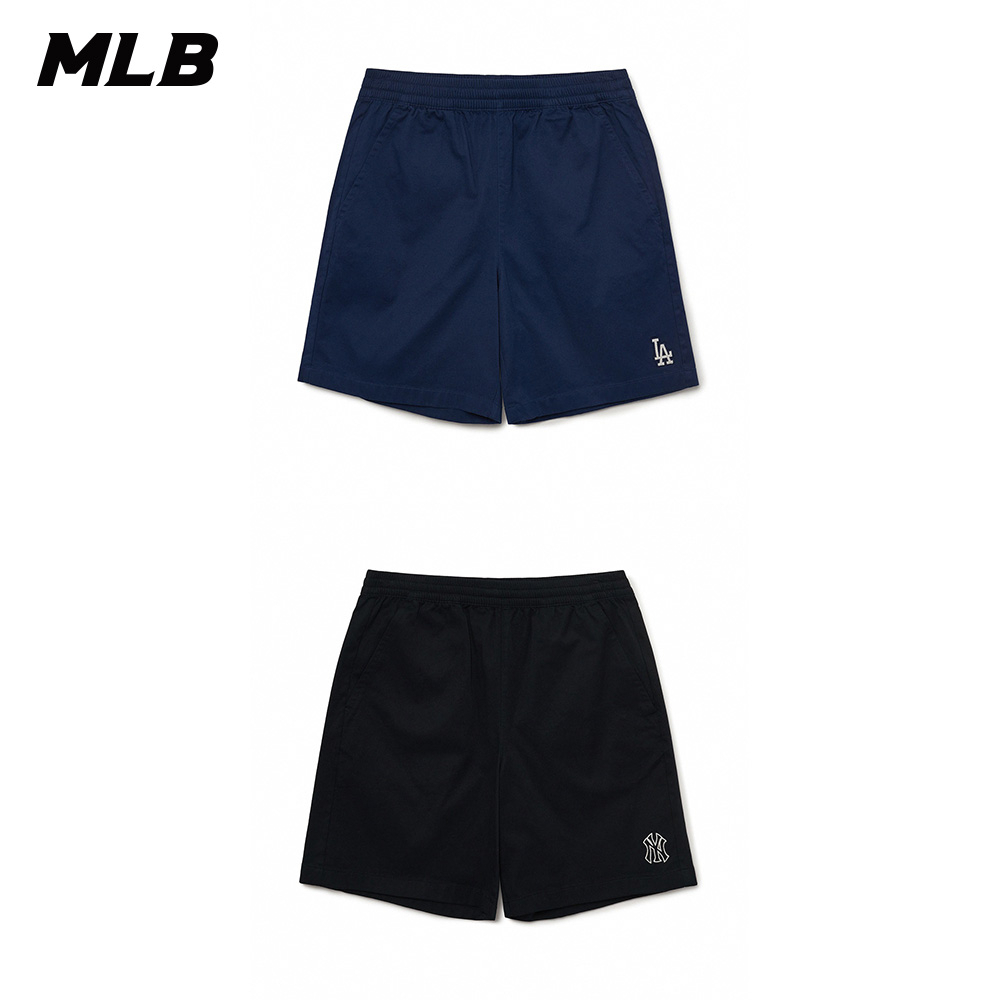 MLB 男版休閒短褲 道奇/洋基隊 (3LSMB0433-兩色任選)【官方旗艦店】