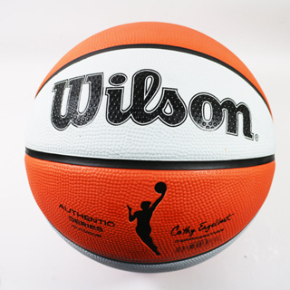 WILSON WNBA AUTH 室外橡膠籃球#6 6號球 WTB5200XB06 橘白黑 (SUNSPORTS)
