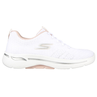 SKECHERS 健走鞋 運動鞋 GO WALK ARCH FIT 女 124403WLPK 白粉