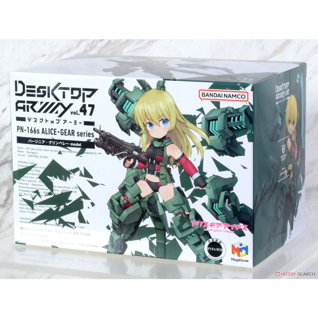 [那間店]MegaHouse DESKTOP ARMY 機戰少女 Alice 薇吉尼亞.G 可動完成品