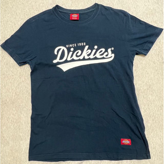 （二手）Dickies logo基礎短T 深藍SM