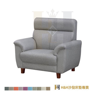 H&H沙發床墊專賣《瑞典》 貓抓皮 單人位沙發 （獨立筒）ㄧ人座沙發 ㄧ人沙發 單人沙發（可訂製）臺灣製造（工廠直營）