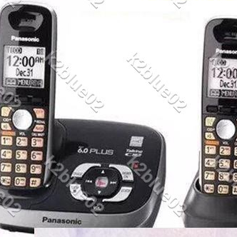 Panasonic/松下無繩電話機家用辦公無線電話機 子母機 無線電話 帶來電顯示家用電話固定電話一拖一