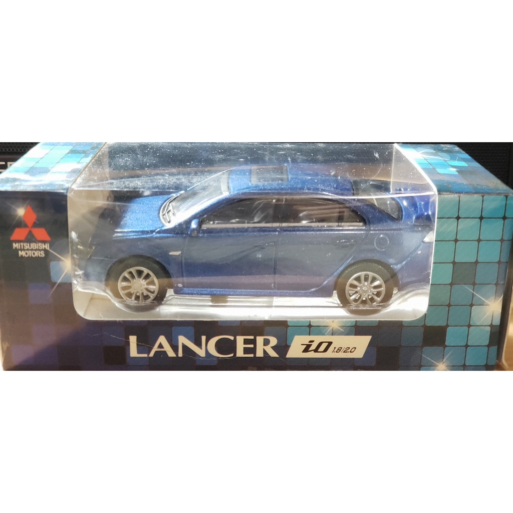 Lancer iO 全新合金迴力車、回力車、迴力車、模型車，1:43 藍色
