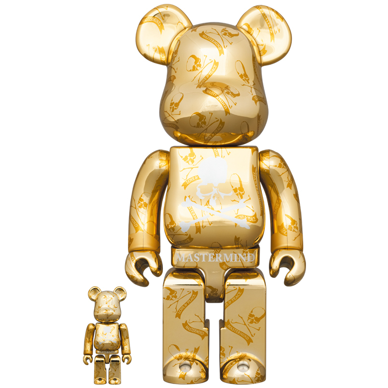 （限量1組預購）日本 BE@RBRICK MASTERMIND WORLD 100％ &amp; 400％