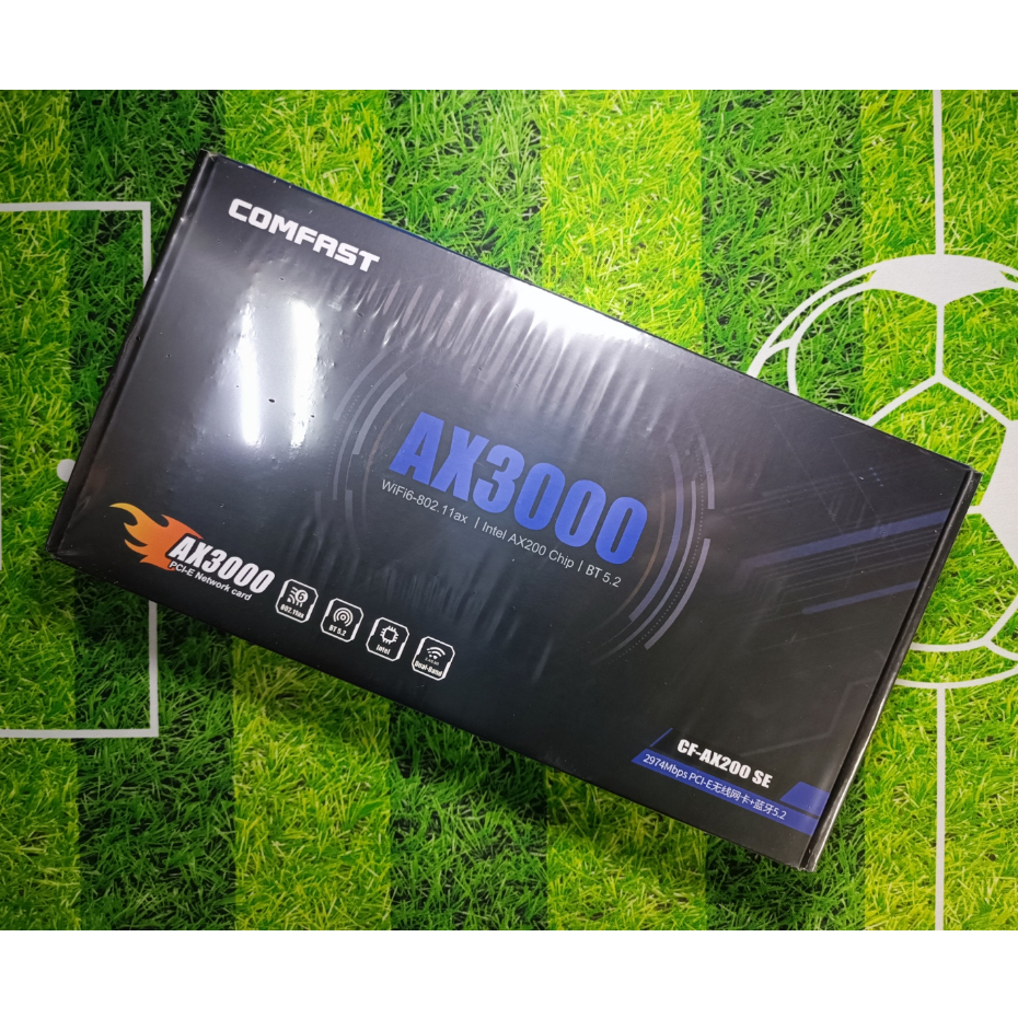 現貨【COMFAST】AX200 SE 無線網卡 Wifi6/藍芽5.2 雙頻 含PCIE轉接卡、天線 桌機無線網路卡