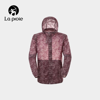 法國戶外休閒旅行品牌【La proie 萊博瑞】法式機能戶外服飾-男款輕薄印花皮膚衣 | 雨灰 CD1761048